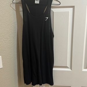 Gymshark tank, size xl, black